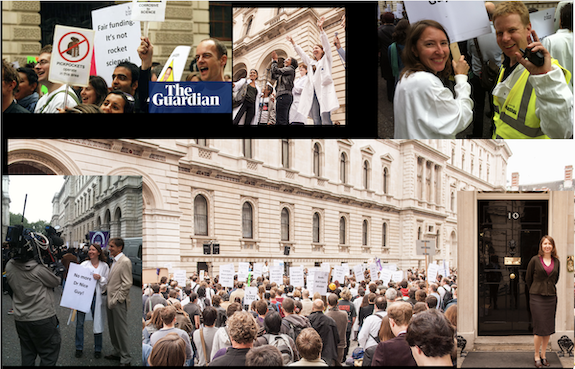 Montage of the 2010 Science is Vital rally